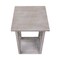 International Concepts Rectangle 24 in X-Sided Plant Stand, 12 W, 12 L, 24 in H, Wood, Washed Gray Taupe OT09-3071X - alternate 2